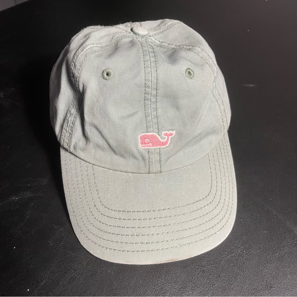 Vineyard Vines Pink Whale/ Pastel Blue Baseball Hat Cap Adjustable